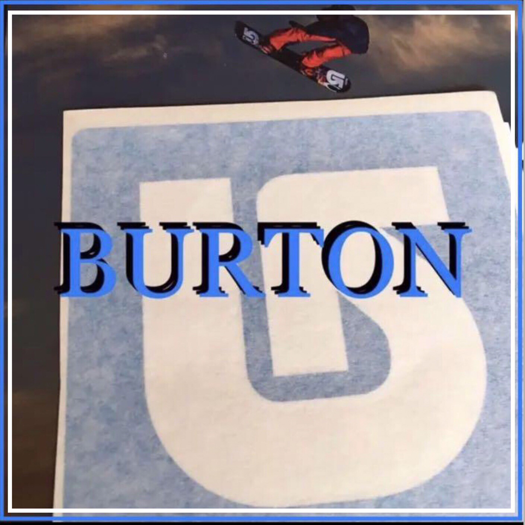 BURTON(バートン)のBURTON バートンスノーボードUS限定ボックスアイコンダイカットステッカー メンズのファッション小物(その他)の商品写真