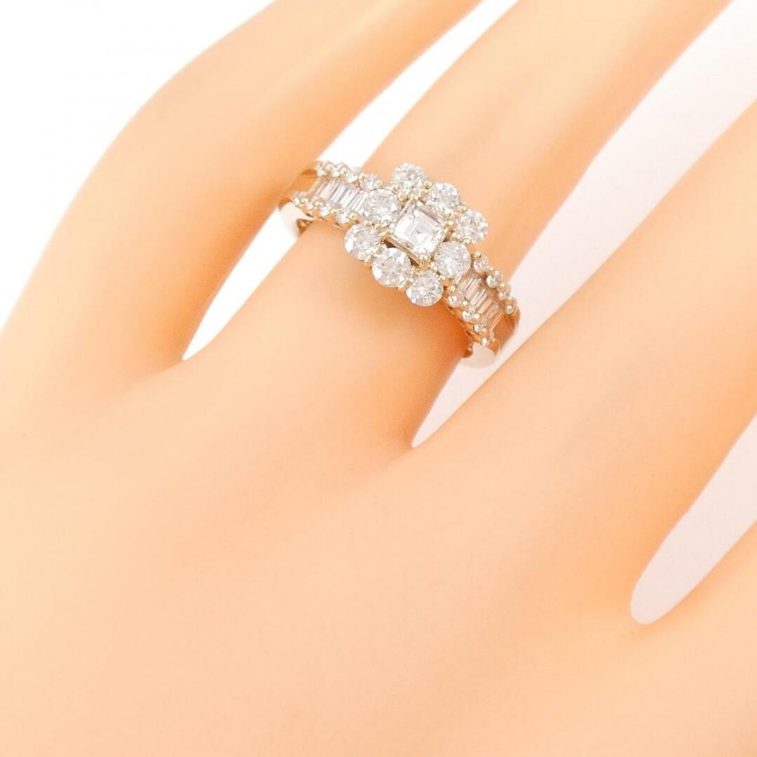 K18PG ダイヤモンド リング 0.237CT レディースのアクセサリー(リング(指輪))の商品写真