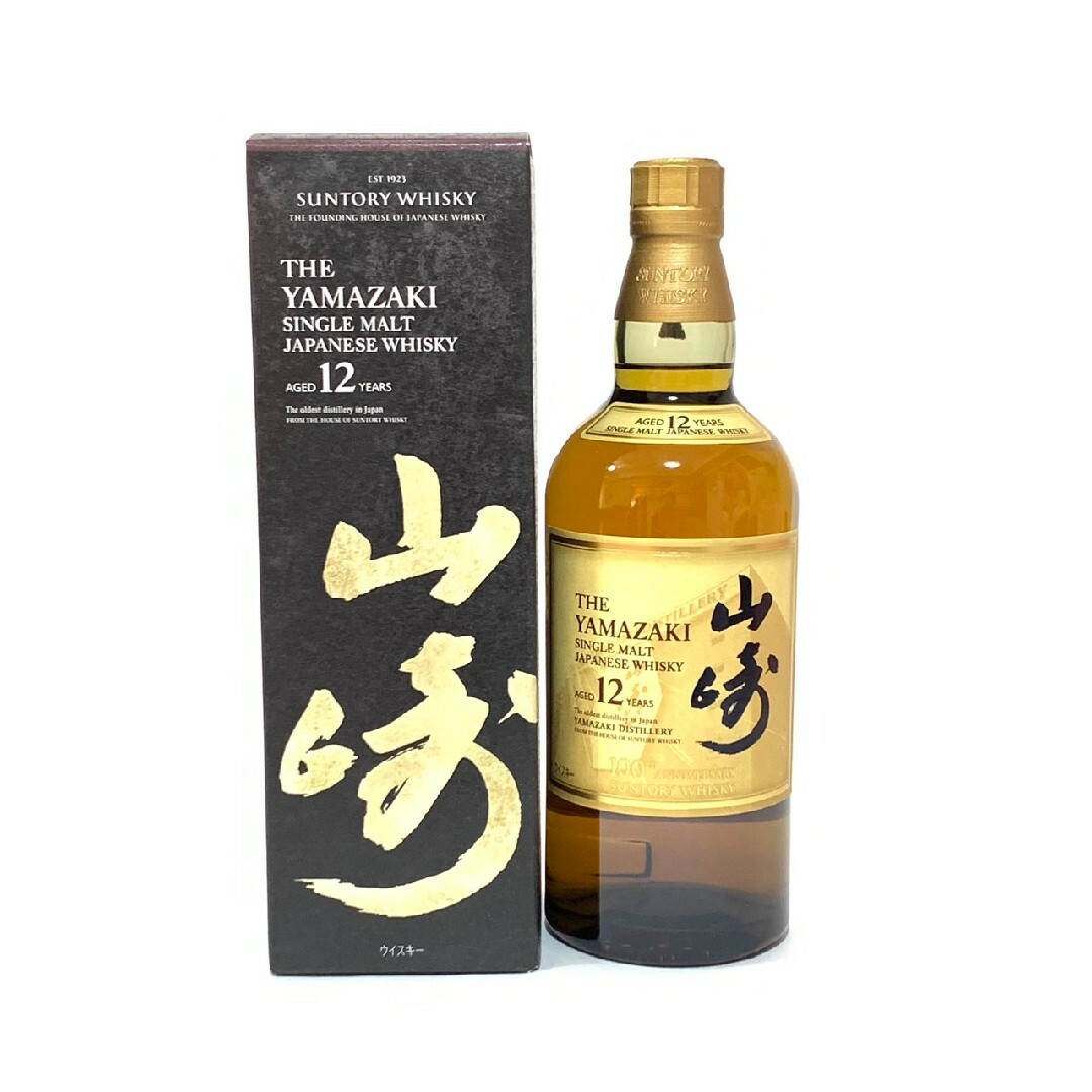 激安販売 サントリー 山崎 12年 100周年記念 蒸溜所ラベル 700ml【未開