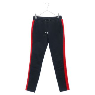 バルマン(BALMAIN)のBALMAIN バルマン Side Line Track Pants サイドライン トラックパンツ ブラック/レッド RHO5663JO58(その他)