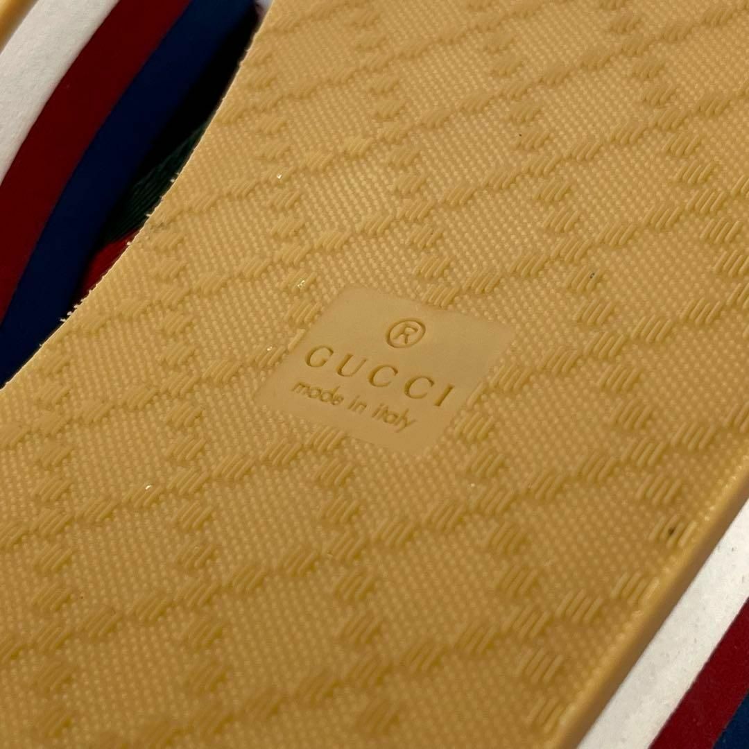 Gucci(グッチ)の【極美品】グッチ　サンダル　タイガー　シェリーライン　サンダル　靴 メンズの靴/シューズ(サンダル)の商品写真