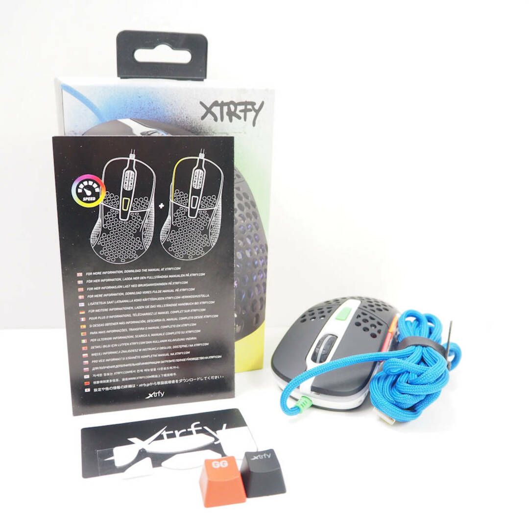 スマホ/家電/カメラ美品 Xtrfy エクストリファイ M4 RGB STREET EDITION ゲーミングマウス 有線 eスポーツ 4000個限定 HM363C