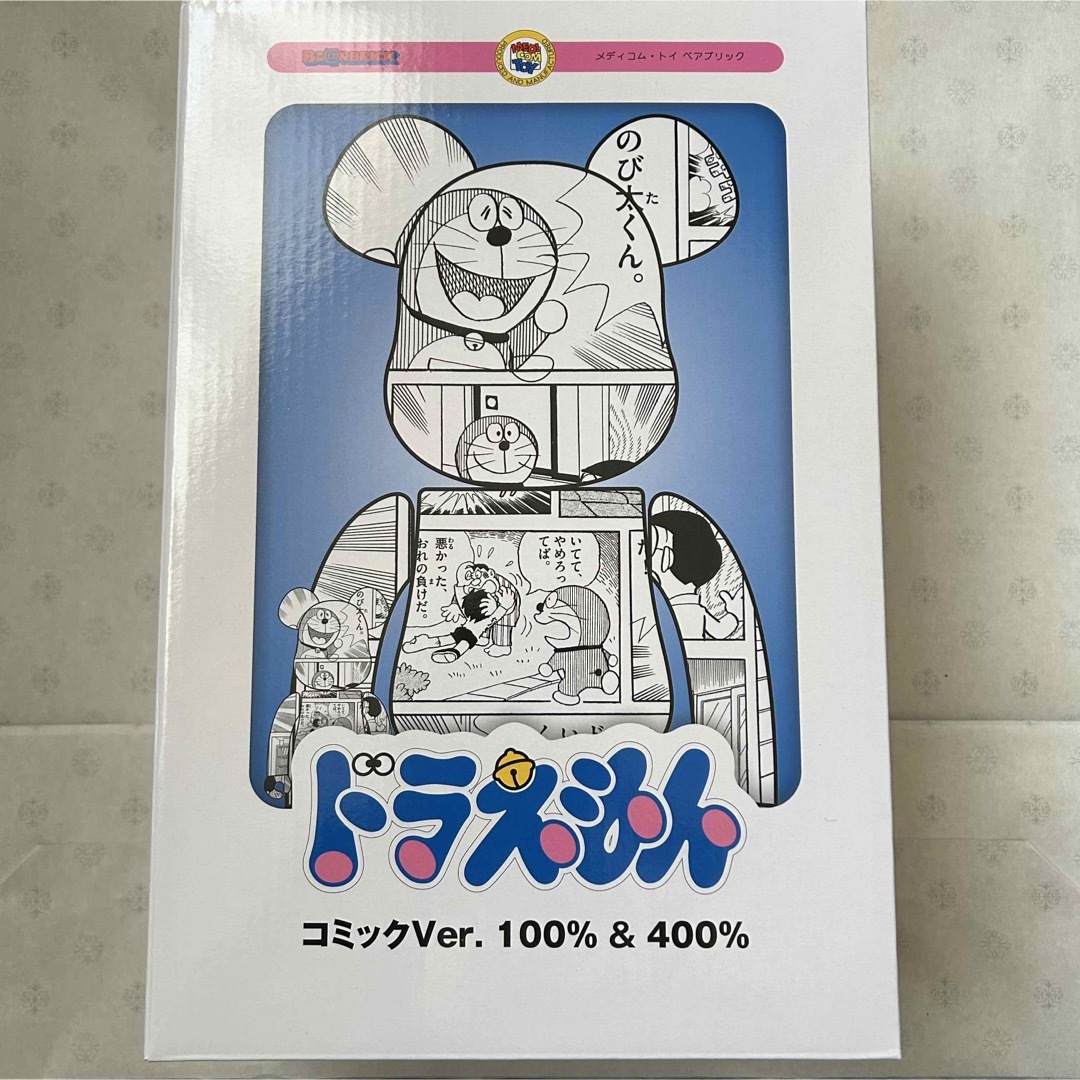 サイズ100%400%ベアブリック BE@RBRICK ドラえもん 100% & 400%