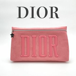 クリスチャンディオール(Christian Dior)のChristian　DIOR　ポーチ　ノベルティ品　ピンク　スエード調(ポーチ)