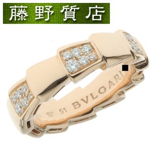 ブルガリ(BVLGARI)の（新品仕上げ済）ブルガリ BVLGARI セルペンティ ヴァイパー ダイヤ リング 353298 K18 PG × ダイヤ ＃51 2023年 証明書 8499(リング(指輪))