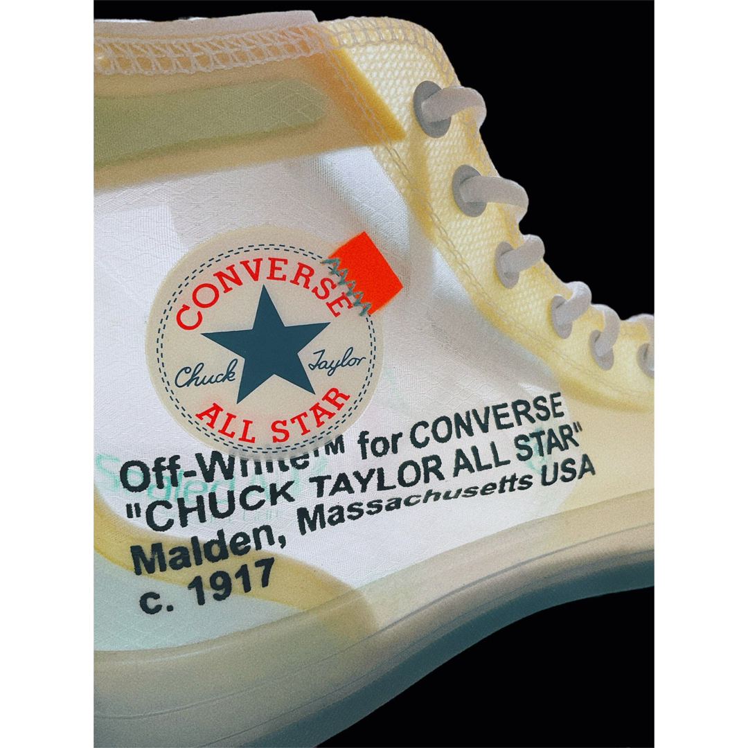 OFF-WHITE(オフホワイト)のoff-white™︎  CONVERSE オフホワイト チャックテイラー メンズの靴/シューズ(スニーカー)の商品写真