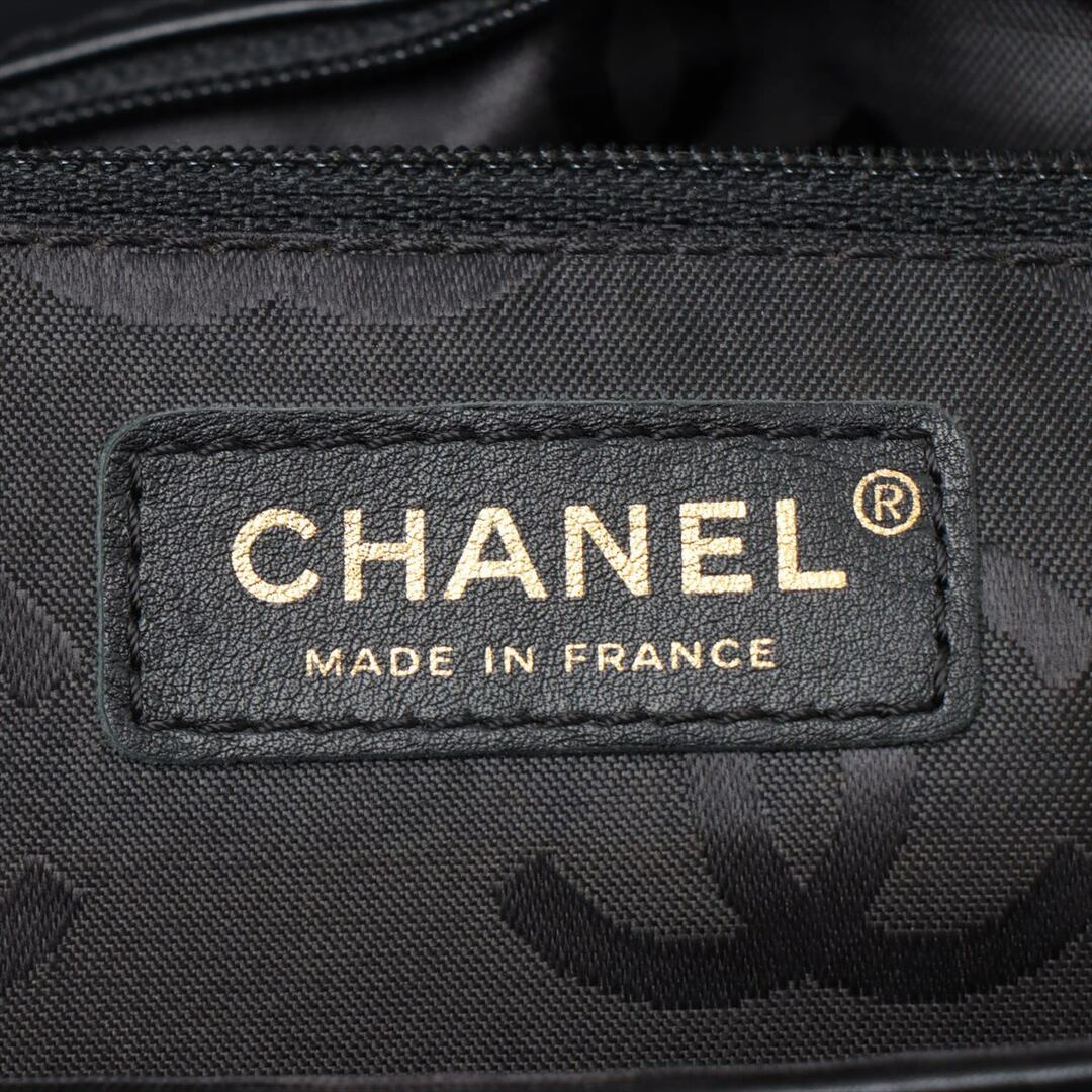 CHANEL(シャネル)のシャネル  ラムスキン  ブラック レディース ハンドバッグ レディースのバッグ(ハンドバッグ)の商品写真