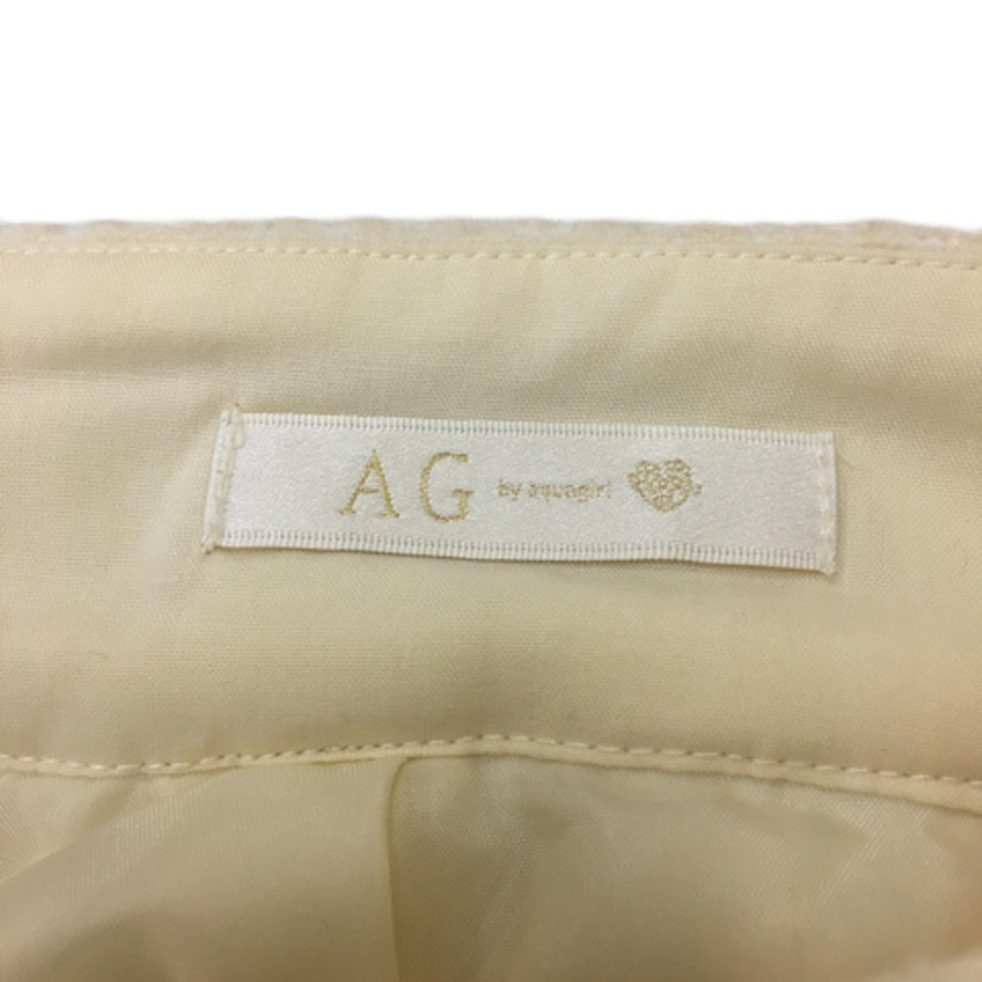 AG by aquagirl(エージーバイアクアガール)のエージーバイアクアガール スカート ニット タイト ミモレ 膝下 L 白 レディースのスカート(ひざ丈スカート)の商品写真