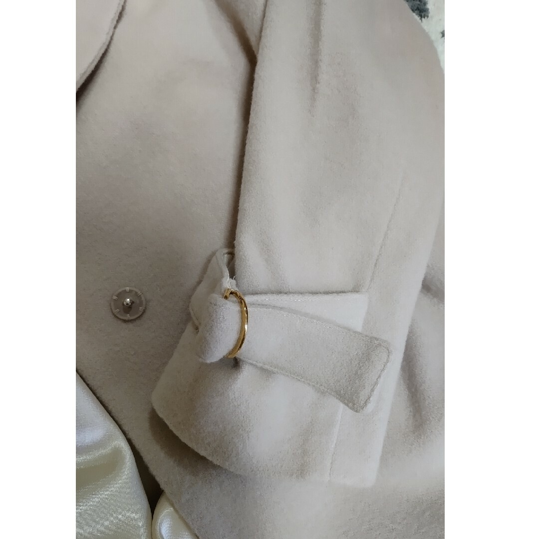 Spick & Span(スピックアンドスパン)のSpick&Span 袖ベルトwoolショートコート レディースのジャケット/アウター(その他)の商品写真