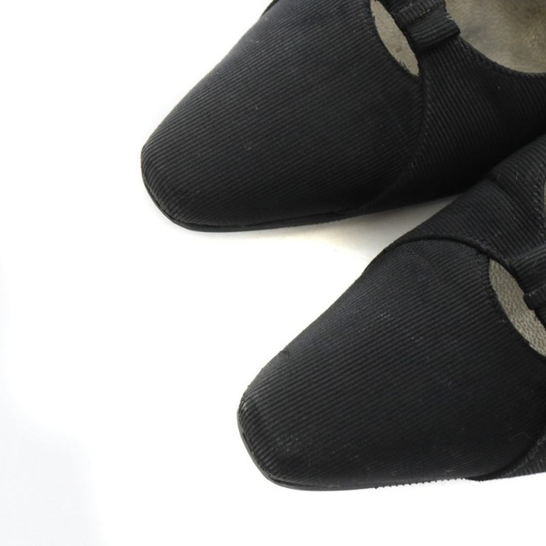 Salvatore Ferragamo(サルヴァトーレフェラガモ)のサルヴァトーレフェラガモ パンプス ヴァラ  リボン 4.5 21cm 黒 レディースの靴/シューズ(ハイヒール/パンプス)の商品写真