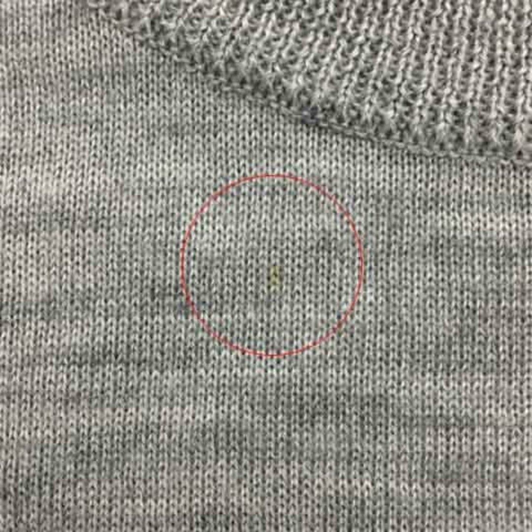 Khaju(カージュ)のカージュ セーター ニット プルオーバー スパンコール ロゴ 長袖 グレー レディースのトップス(ニット/セーター)の商品写真