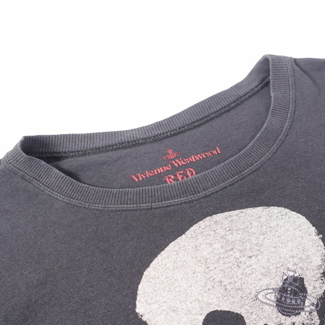 Vivienne Westwood(ヴィヴィアンウエストウッド)のヴィヴィアンウエストウッド Vivienne Westwood　スカル7分丈Tシャツ　2 レディースのトップス(Tシャツ(長袖/七分))の商品写真