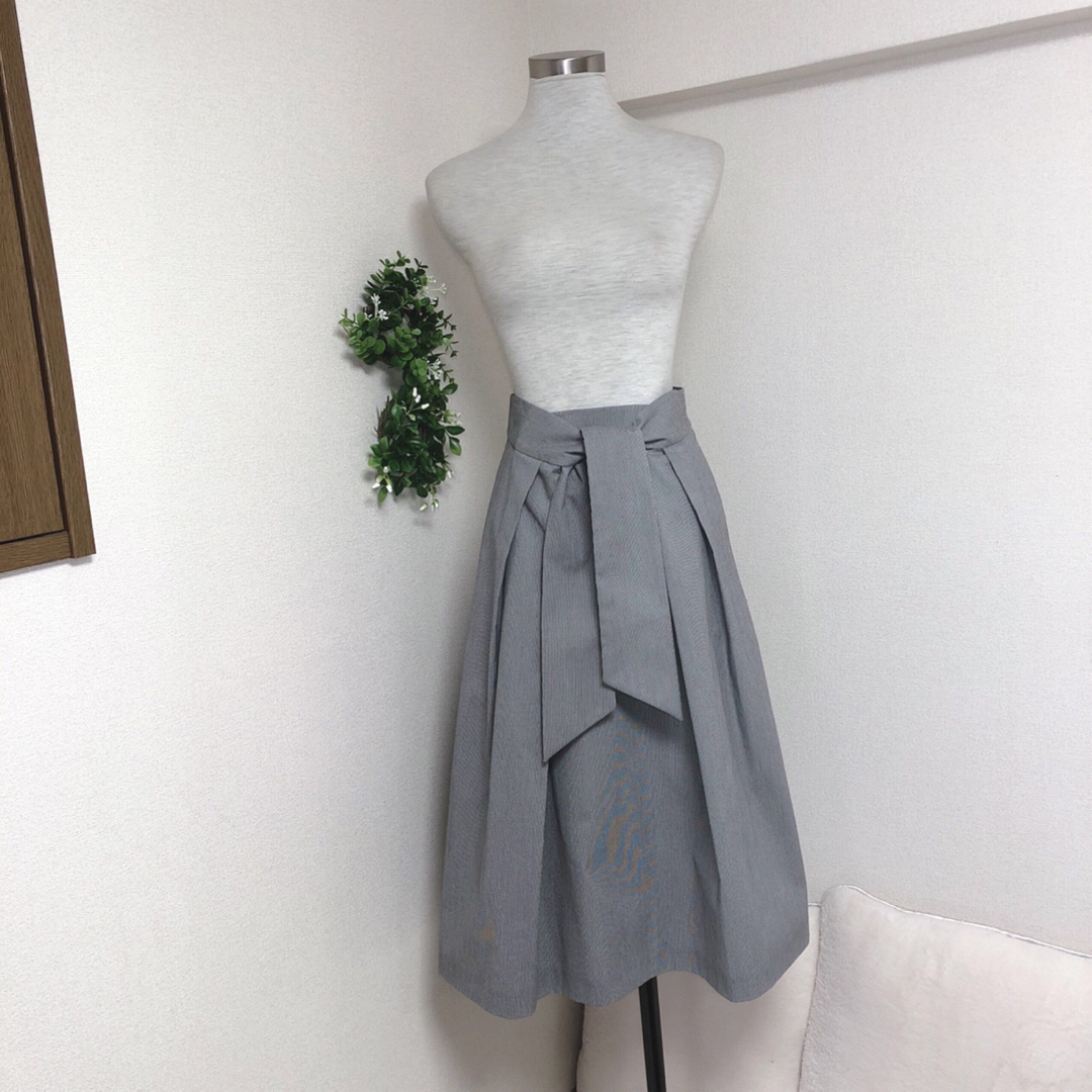 ZARA(ザラ)のZARAザラのウエストリボンスカート レディースのスカート(ひざ丈スカート)の商品写真
