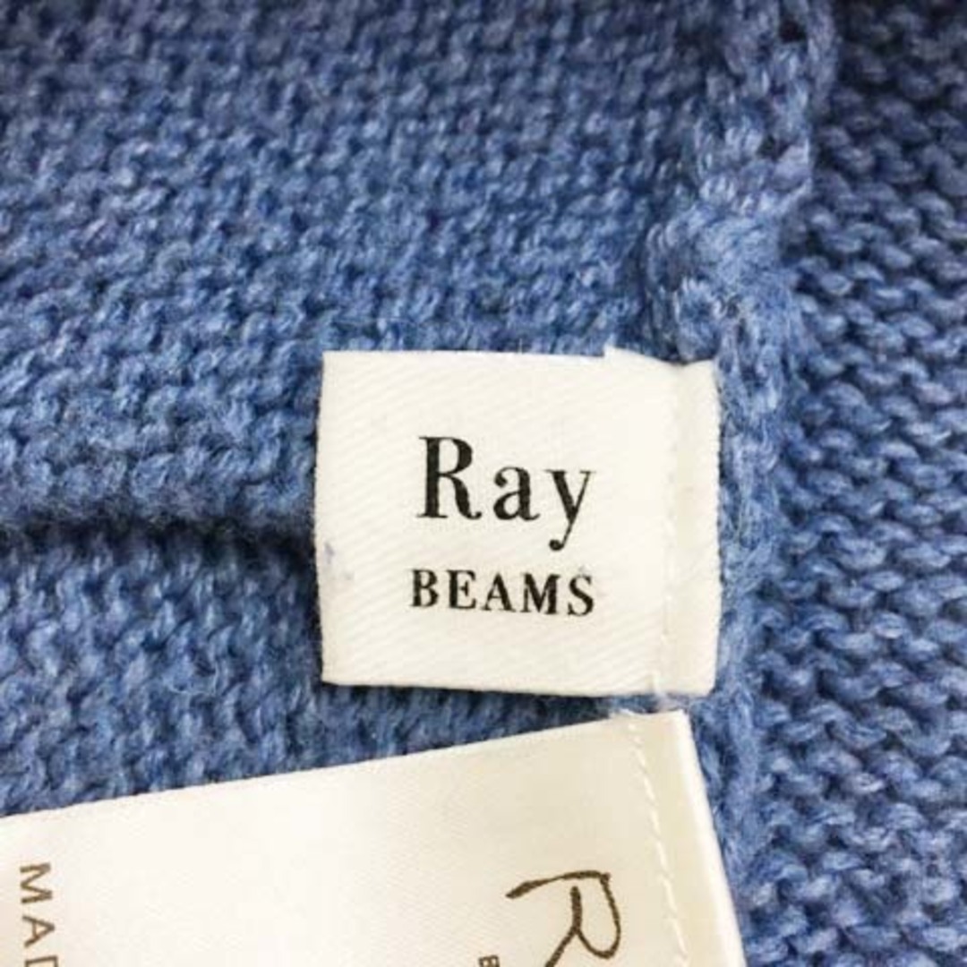 Ray BEAMS(レイビームス)のレイビームス セーター ニット プルオーバー ラウンドネック 長袖 青 水色 レディースのトップス(ニット/セーター)の商品写真