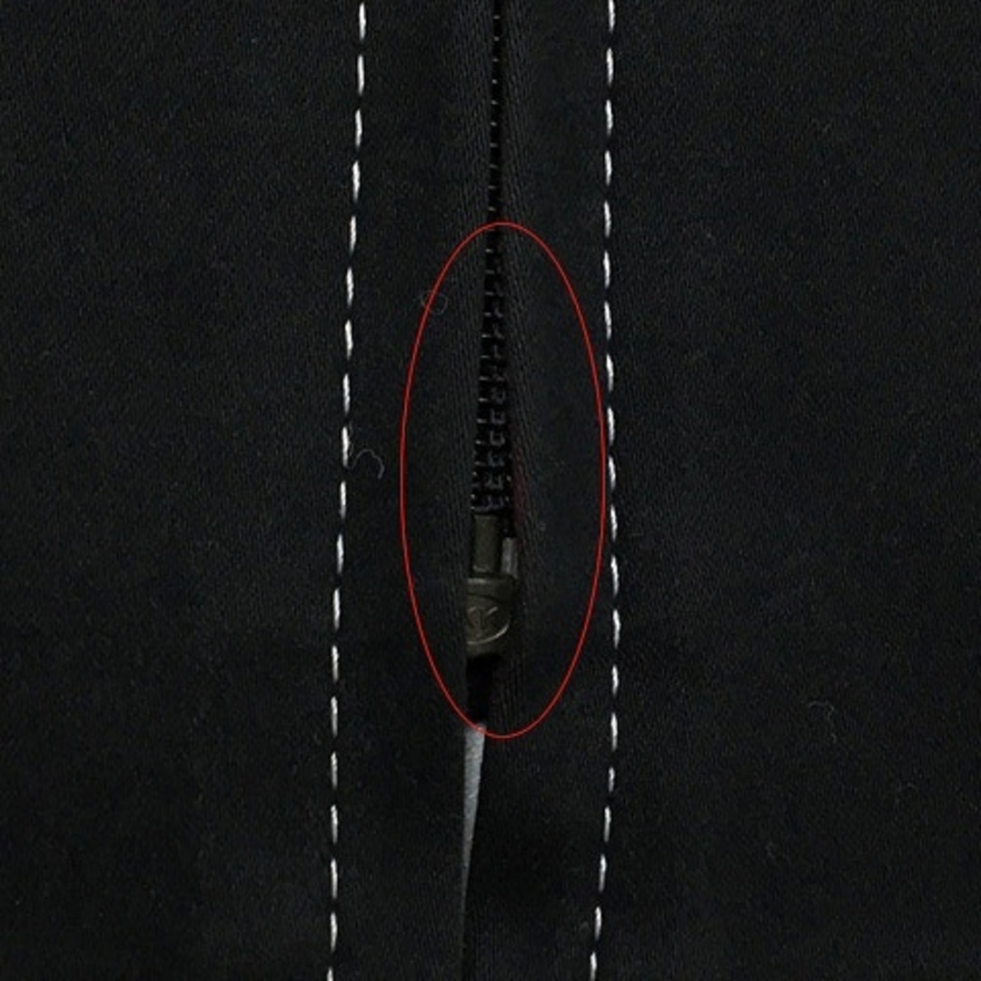 PRIVATE LABEL(プライベートレーベル)のプライベートレーベル ジャケット ステンカラー ブルゾン 七分袖 M 黒 レディースのジャケット/アウター(その他)の商品写真