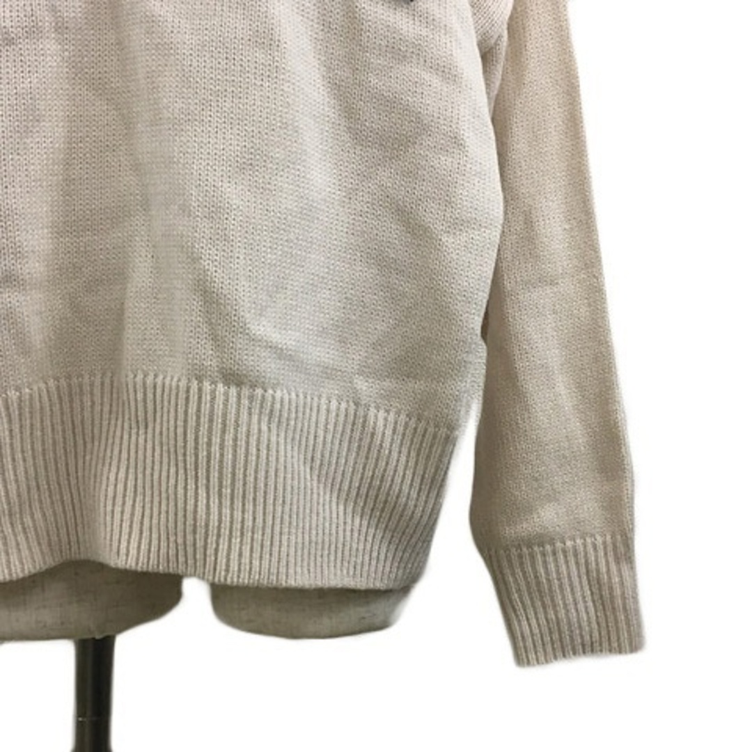 SM2(サマンサモスモス)のサマンサモスモス blue セーター ニット ロゴ 長袖 フリー 白 黒 レディースのトップス(ニット/セーター)の商品写真