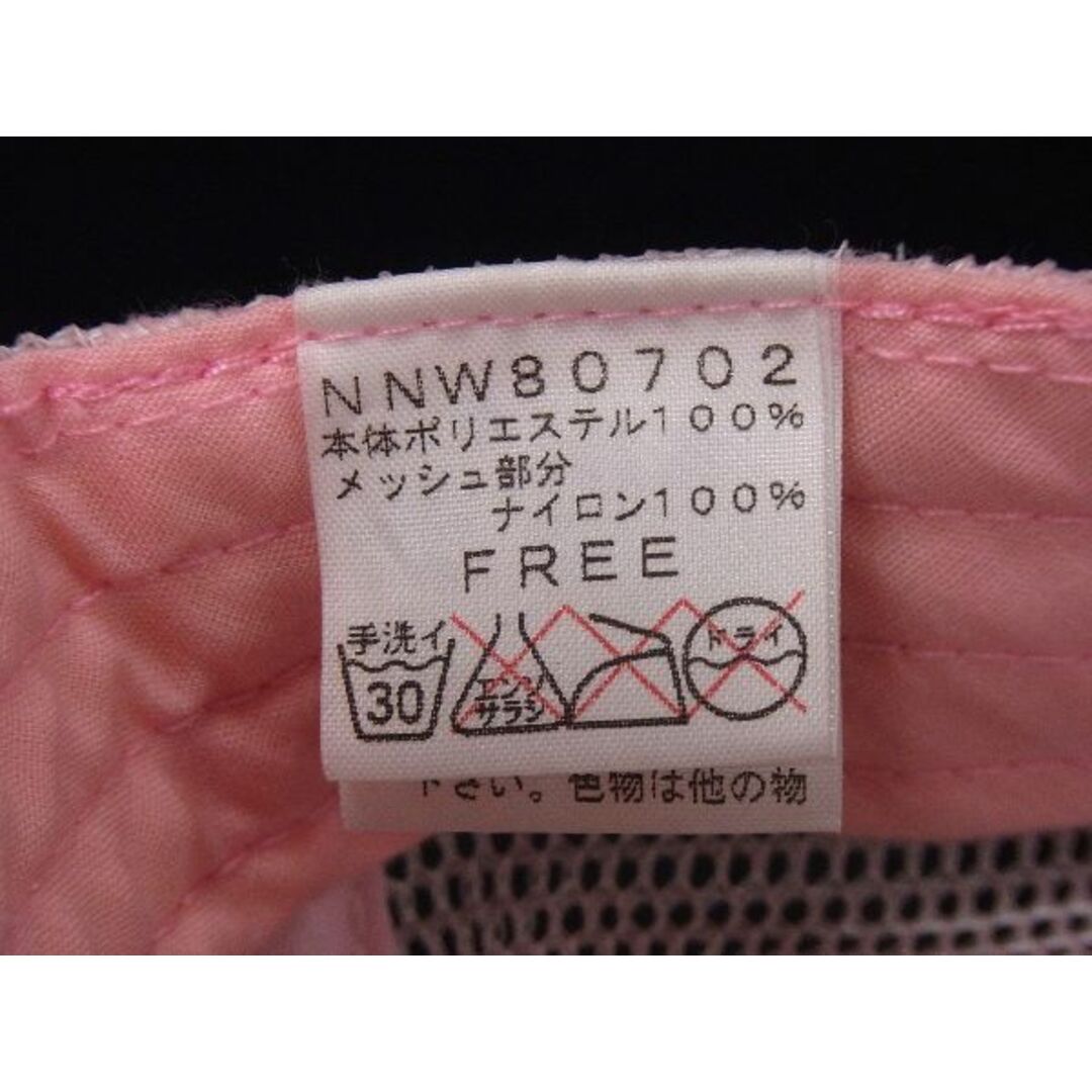 THE NORTH FACE(ザノースフェイス)の■美品■ THE NORTH FACE ザノースフェイス ポリエステル100％ キャップ 帽子 レディース ピンク系 DD2185 スポーツ/アウトドアのアウトドア(その他)の商品写真