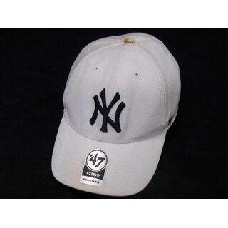 フォーティセブン(47 Brand)の47 フォーティーセブン ニューヨークヤンキース ポリエステル100％ ベースボールキャップ 帽子 ホワイト系 DD1492(キャップ)