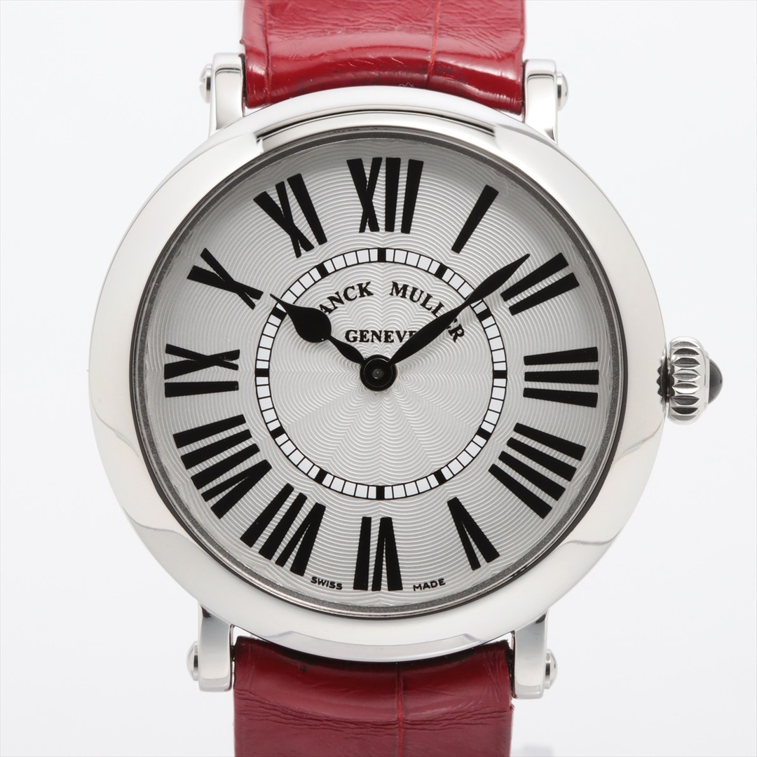 36ケースサイズ横フランクミュラー ラウンド SS×革   メンズ 腕時計