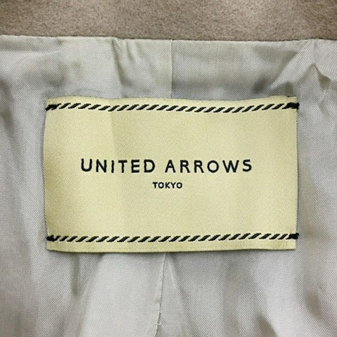 UNITED ARROWS(ユナイテッドアローズ)のユナイテッドアローズ ジャケット テーラード ベルト付き 長袖 40 ベージュ レディースのジャケット/アウター(その他)の商品写真