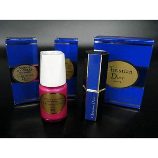 ディオール(Dior)の■新品■未使用■ ChristianDior ディオール VERNIS A ONGLES ROUGE A LEVRES ネイルエナメル リップスティック 口紅 2点セット DD7568(口紅)