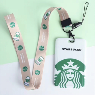 スターバックス(Starbucks)のスターバックスIDカードケース 社員証ホルダー ネックストラップ定期入れ (6)(パスケース/IDカードホルダー)