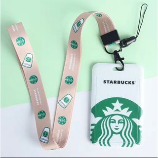 スターバックス(Starbucks)のスターバックスIDカードケース 社員証ホルダー ネックストラップ定期入れ (6)(パスケース/IDカードホルダー)