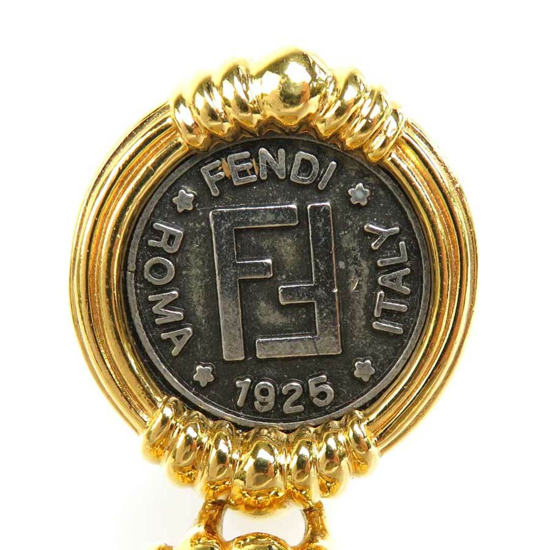 FENDI(フェンディ)のフェンディ FENDI イヤリング メタル ゴールド/シルバー レディース 送料無料【中古】 e57760f レディースのアクセサリー(イヤリング)の商品写真