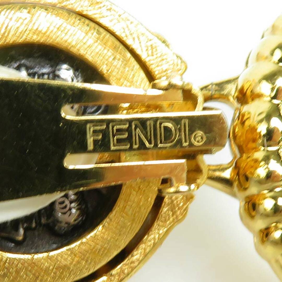 FENDI(フェンディ)のフェンディ FENDI イヤリング メタル ゴールド/シルバー レディース 送料無料【中古】 e57760f レディースのアクセサリー(イヤリング)の商品写真