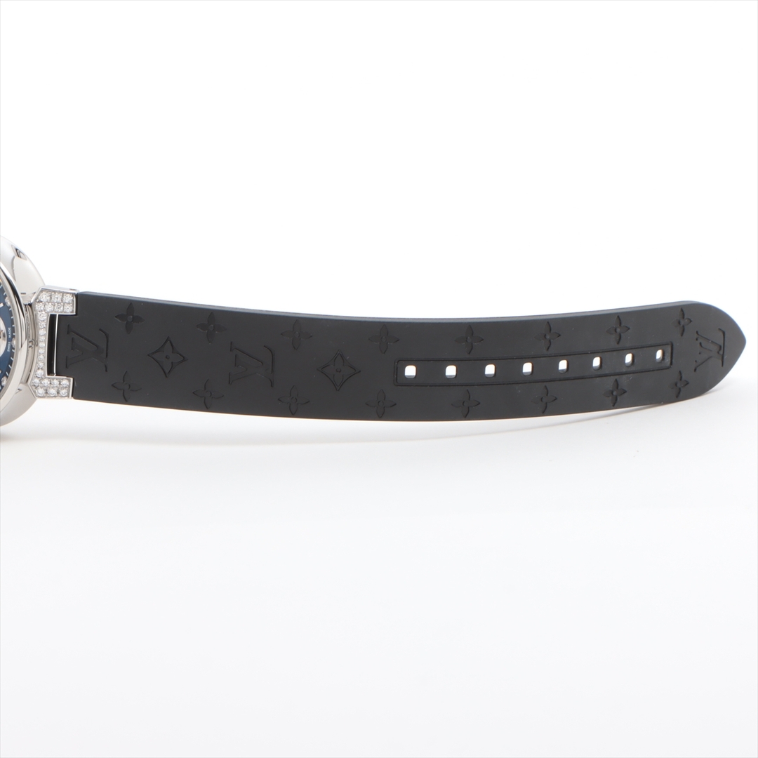 LOUIS VUITTON(ルイヴィトン)のヴィトン タンブール ムーンスター SS×ラバー   レディース 腕時計 レディースのファッション小物(腕時計)の商品写真