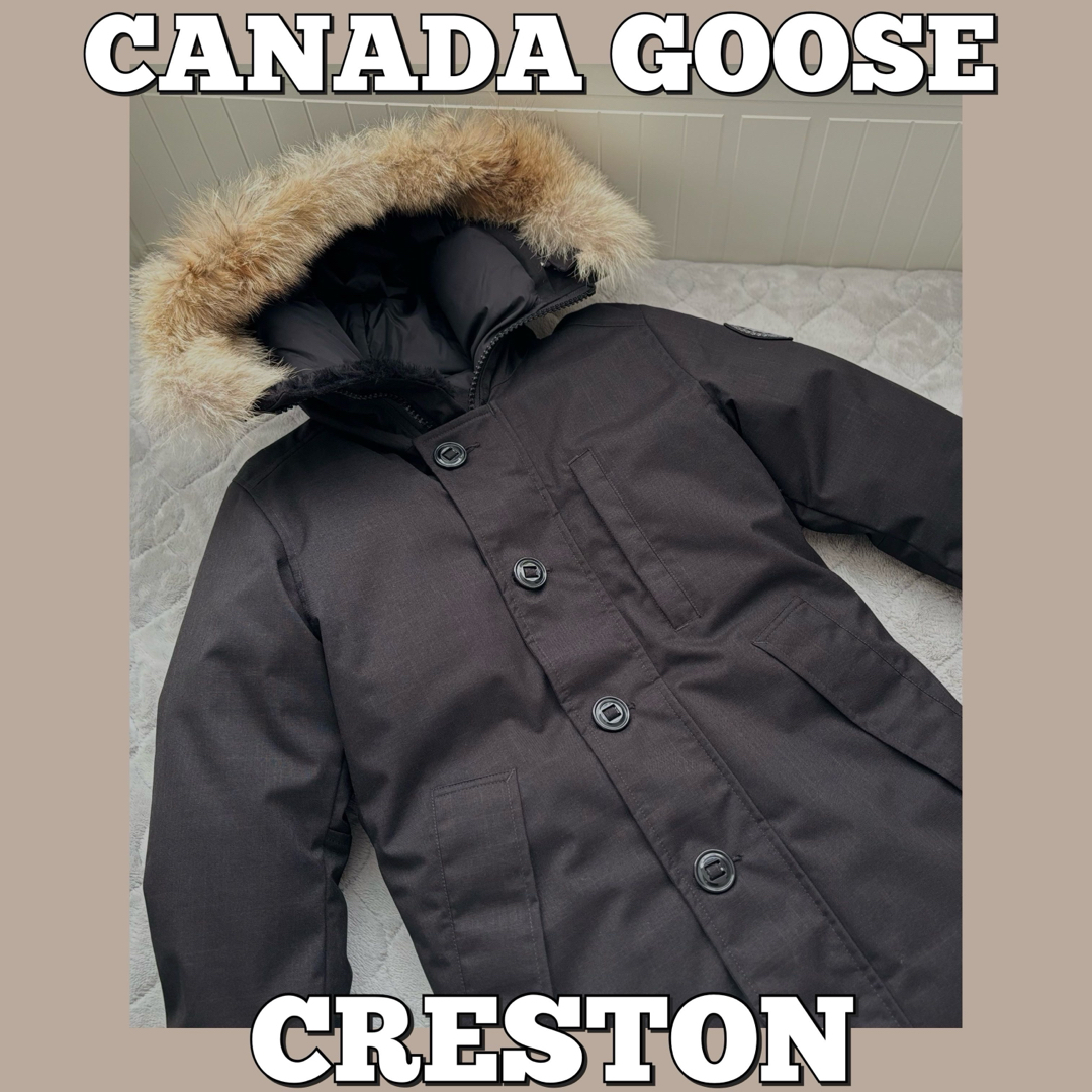 CANADA GOOSE(カナダグース)のカナダグース CANADA GOOSEダウンジャケット 黒 ブラック 2XS メンズのジャケット/アウター(ダウンジャケット)の商品写真