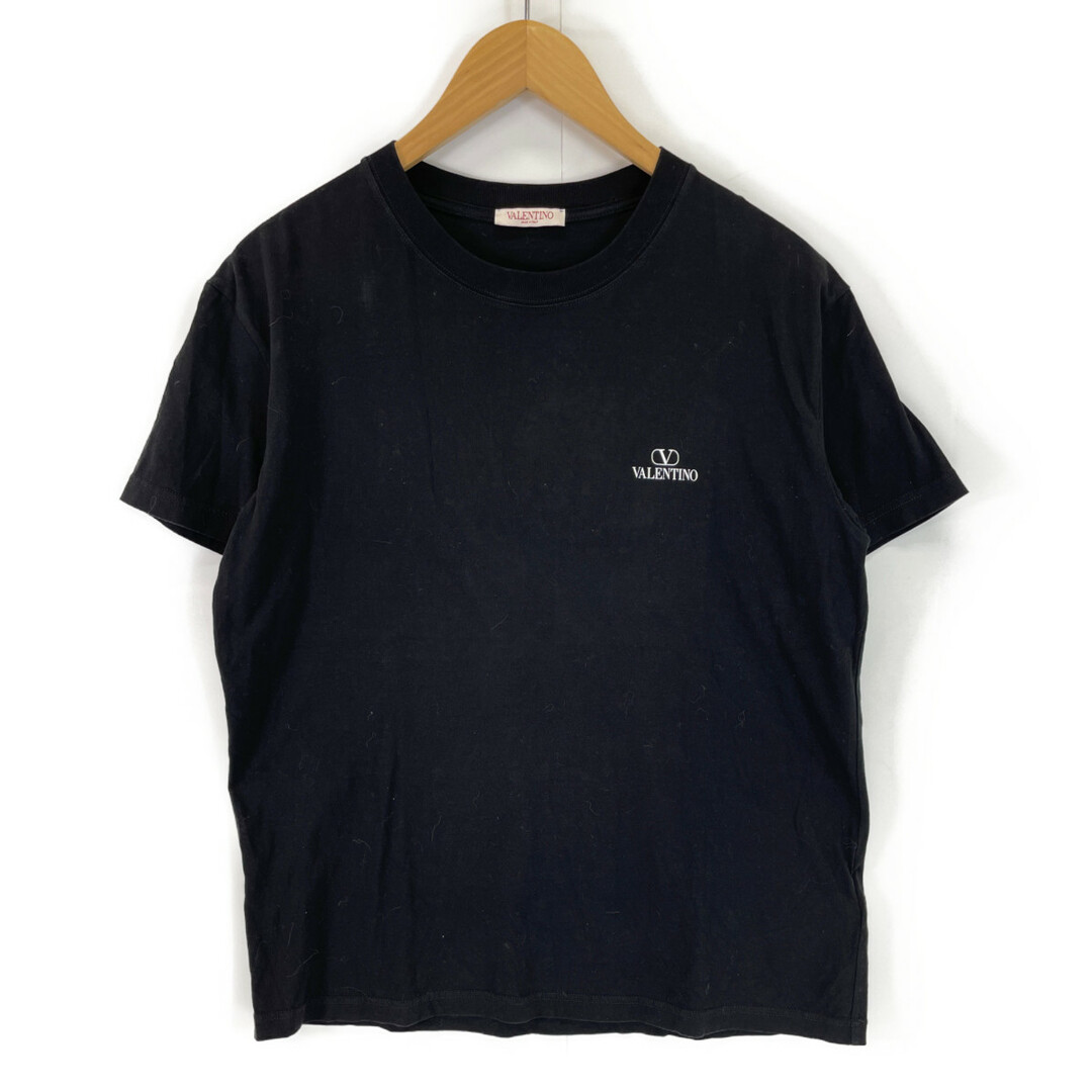 VALENTINO(ヴァレンティノ)のヴァレンティノ 22年製 ブラック 1V3MG11Z8MS Vロゴ 半袖Tシャツ XL メンズのトップス(Tシャツ/カットソー(半袖/袖なし))の商品写真