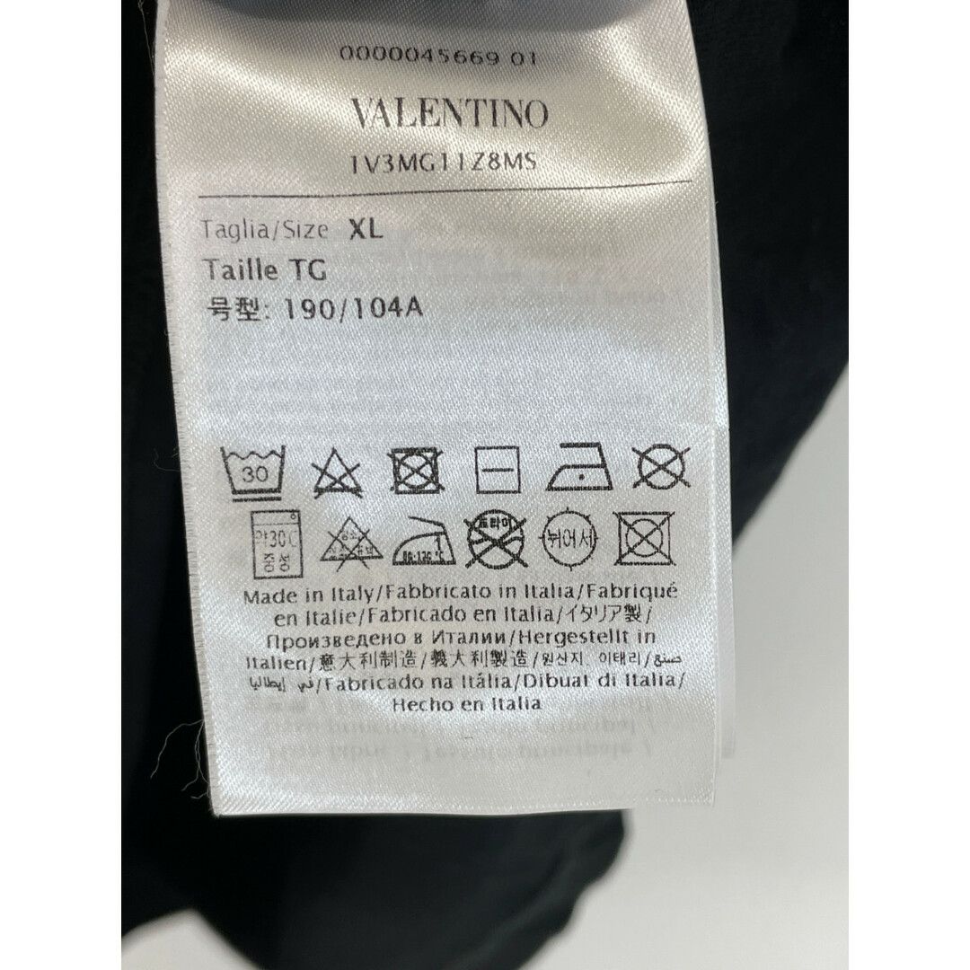 VALENTINO(ヴァレンティノ)のヴァレンティノ 22年製 ブラック 1V3MG11Z8MS Vロゴ 半袖Tシャツ XL メンズのトップス(Tシャツ/カットソー(半袖/袖なし))の商品写真
