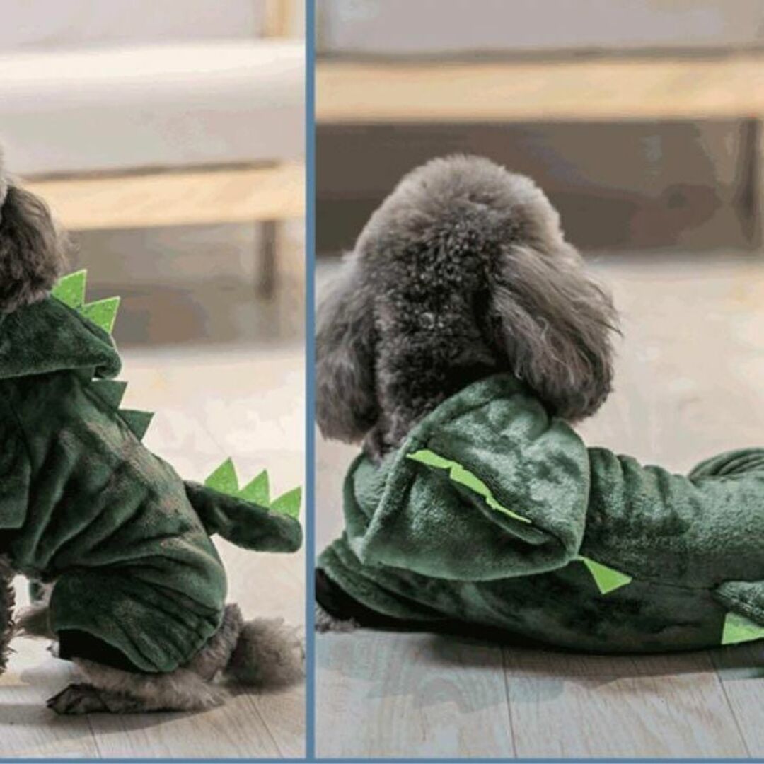 ペット用 コスチューム Ｌサイズ ドラゴン 犬 猫 コスプレ 服 龍 竜 その他のペット用品(犬)の商品写真