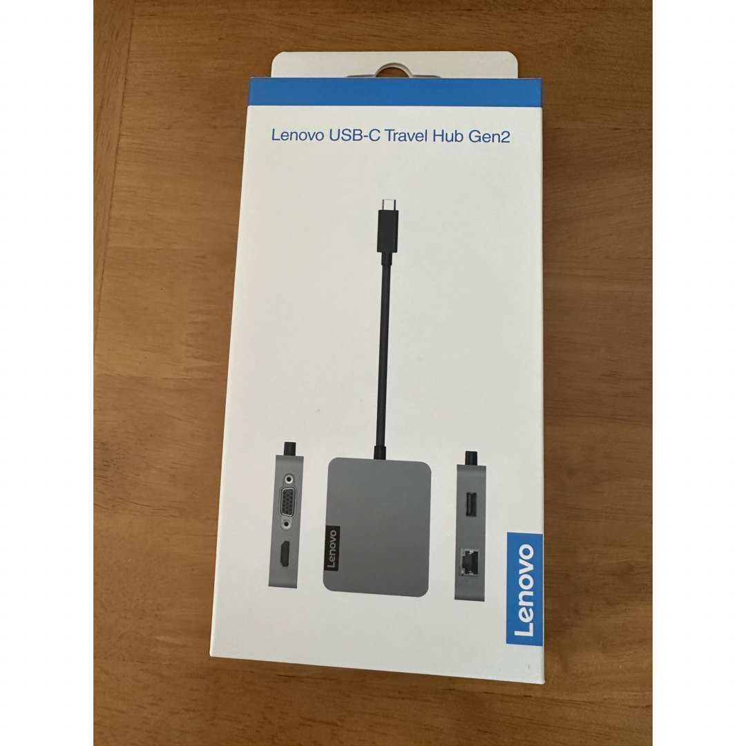 Lenovo(レノボ)の【新品・未開封】Lenovo USB-C Travel Hub Gen2 スマホ/家電/カメラのPC/タブレット(PC周辺機器)の商品写真