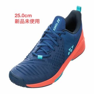 ヨネックス(YONEX)の25.0㎝　テニスシューズ　ソニケージワイド　新品未使用　ＹＯＮＥＸ(シューズ)