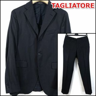 タリアトーレ(TAGLIATORE)の【良品】タリアトーレ　春夏　黒スーツ　TAGLIATORE(セットアップ)