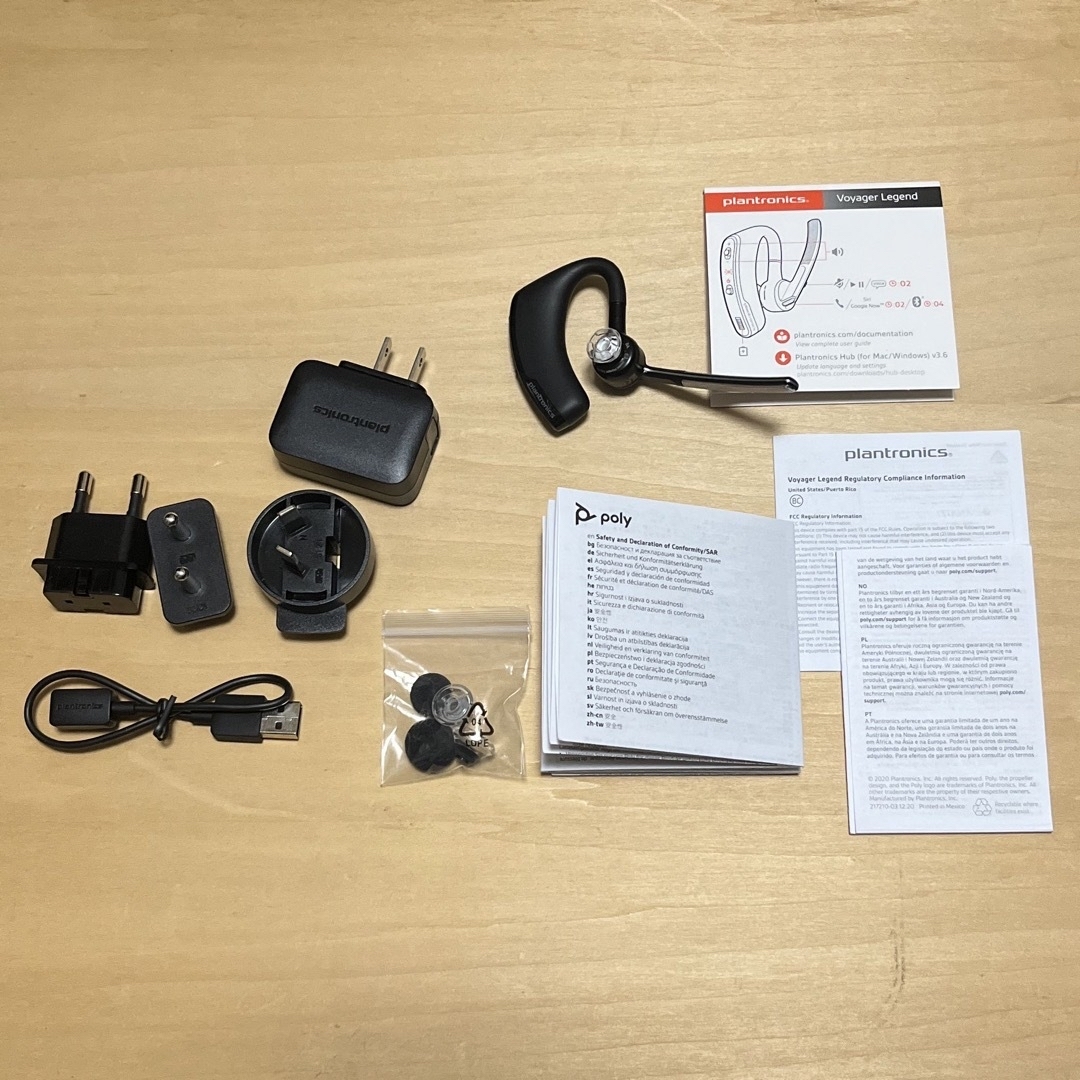 PLANTRONICS VOYAGER LEGEND Bluetooth ワイヤ スマホ/家電/カメラのオーディオ機器(ヘッドフォン/イヤフォン)の商品写真