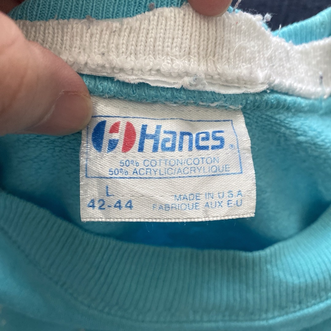 Hanes(ヘインズ)のvintage 80's Hanes ヘインズ USA製 スウェット レディースのトップス(トレーナー/スウェット)の商品写真