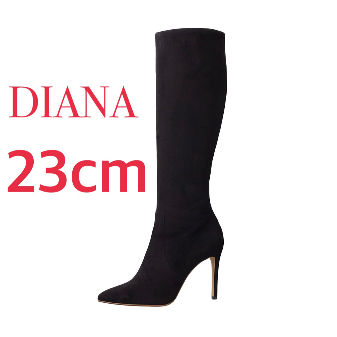 DIANA(ダイアナ)のDIANA レザーフィットブーツ 23cm レディースの靴/シューズ(ブーツ)の商品写真