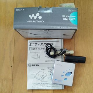 ソニー(SONY)の※ジャンク品※sony MD walkman MZ-E520(ポータブルプレーヤー)