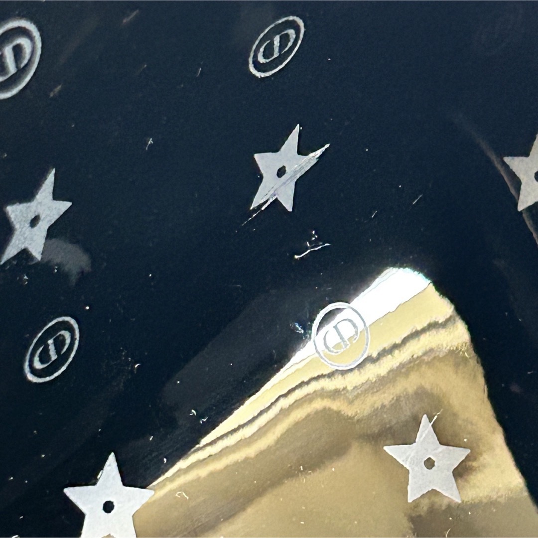 Dior(ディオール)のディオール スクエア ポーチ ノベルティ ブラック puレザー 黒 コスメポーチ レディースのファッション小物(ポーチ)の商品写真