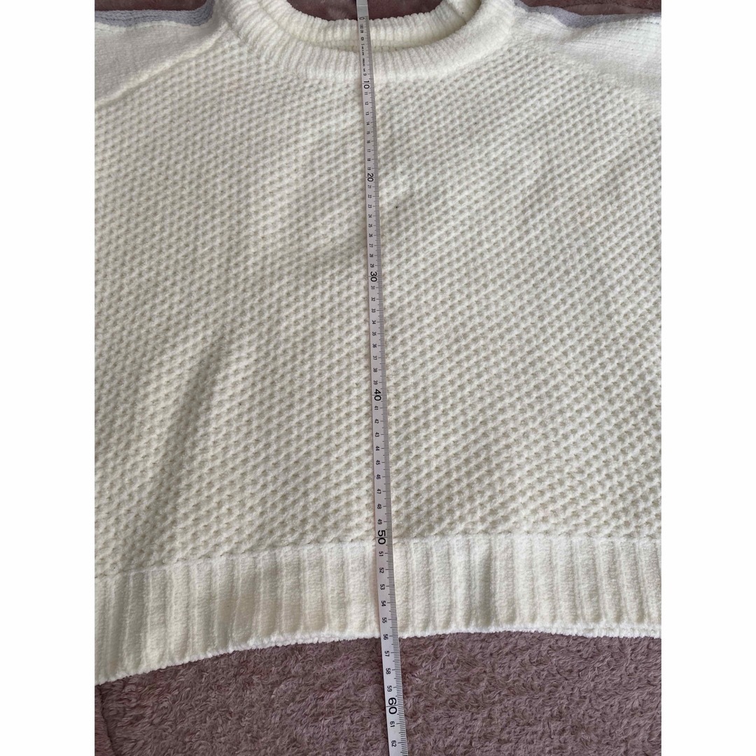 ベロア素材のニット長袖フリーサイズ レディースのトップス(ニット/セーター)の商品写真