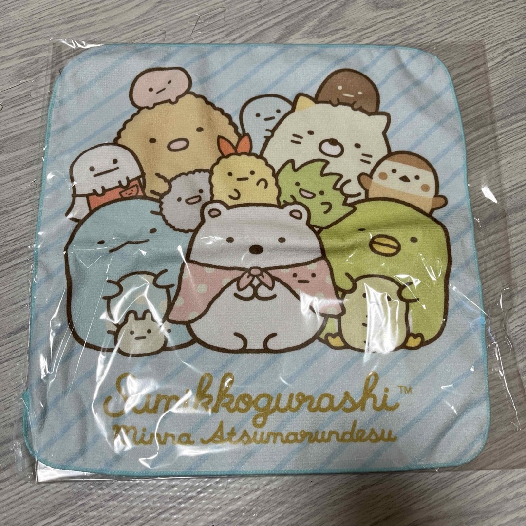 すみっコぐらしハンドタオル エンタメ/ホビーのおもちゃ/ぬいぐるみ(キャラクターグッズ)の商品写真