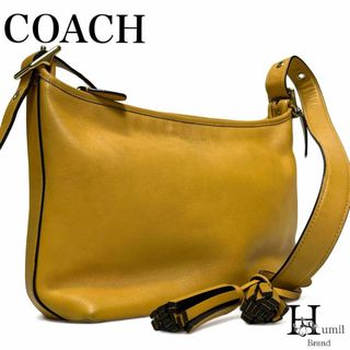 プレゼント【新品未使用】COACH スマホショルダー 大人気 イエローオレンジ新品