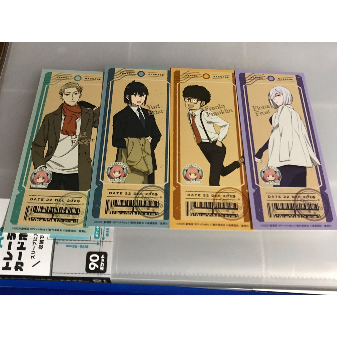 なか卯　スパイファミリー　オリジナルカード　トラベラーズチケット エンタメ/ホビーのアニメグッズ(カード)の商品写真