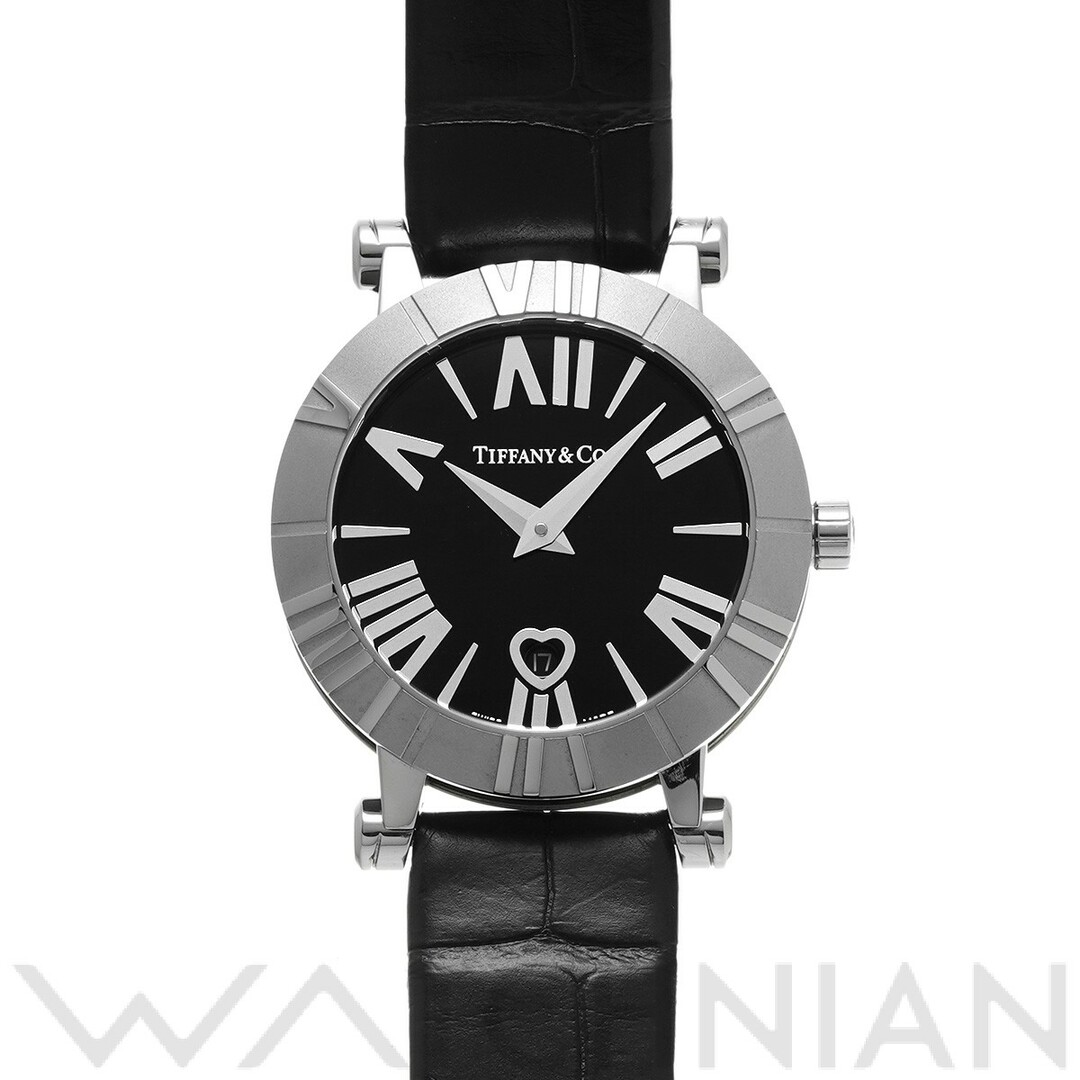 使用感が見受けられますバックルティファニー TIFFANY & Co. Z1300.11.11A10A71A ブラック レディース 腕時計