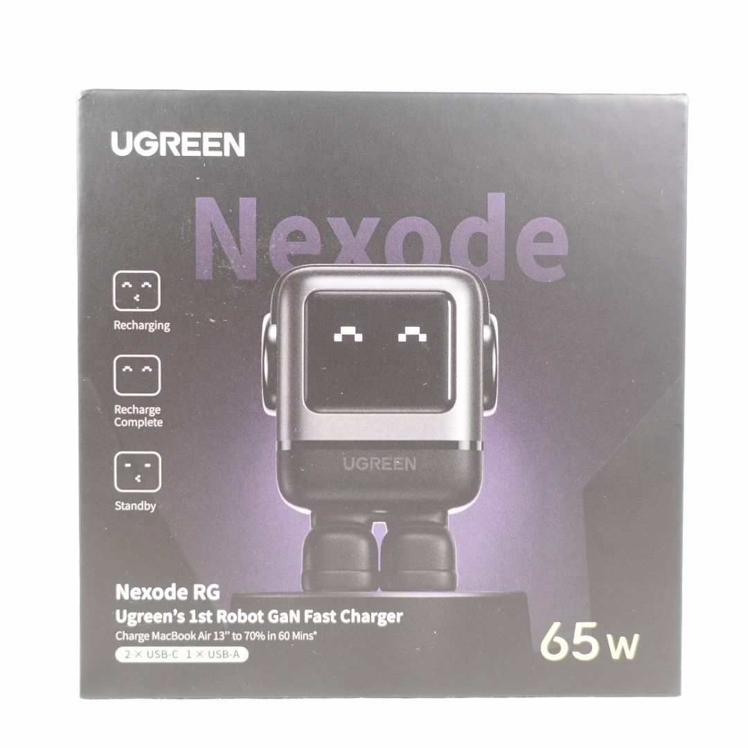 UGREEN(ユーグリーン)のUGREEN Nexode RG 65W　PD/PPS/QC4+/SCP規格対応未使用 スマホ/家電/カメラのPC/タブレット(PC周辺機器)の商品写真