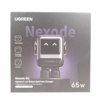 ユーグリーン(UGREEN)のUGREEN Nexode RG 65W　PD/PPS/QC4+/SCP規格対応未使用(PC周辺機器)