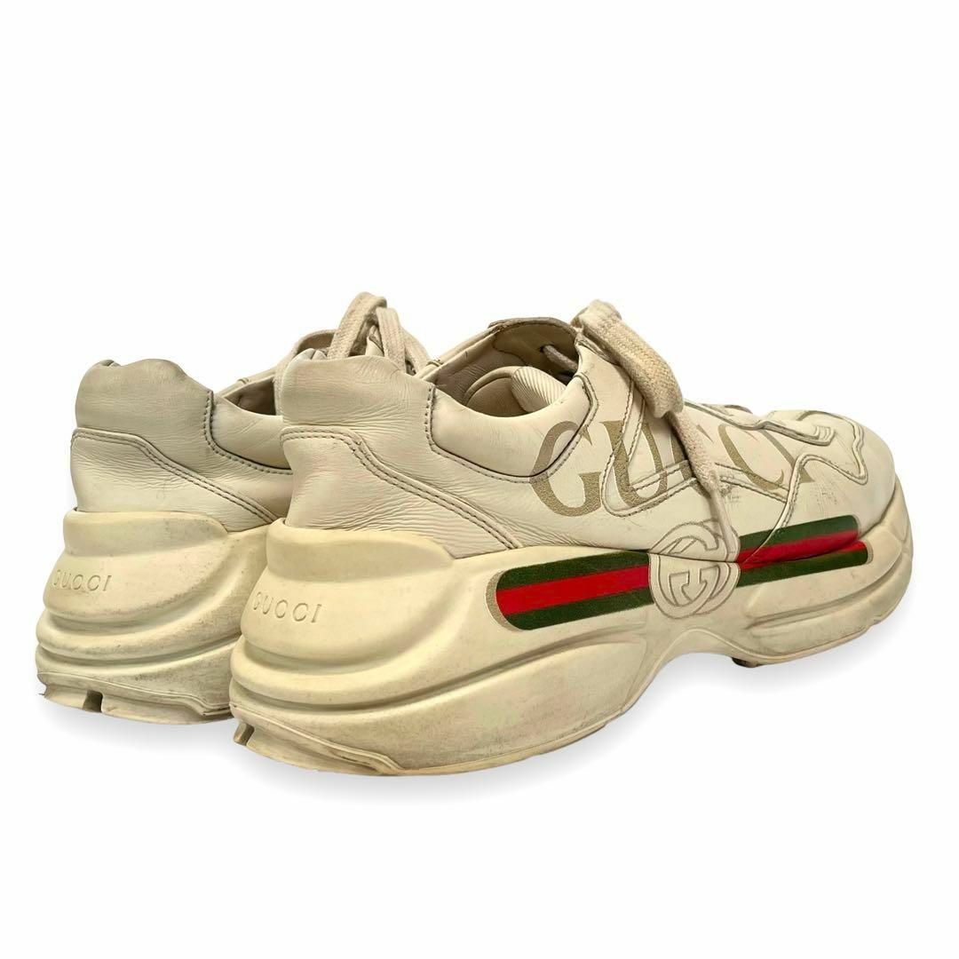 Gucci(グッチ)の【美品】グッチ　ライトン　スニーカー　ダッドシューズ　厚底　シェリーライン メンズの靴/シューズ(スニーカー)の商品写真